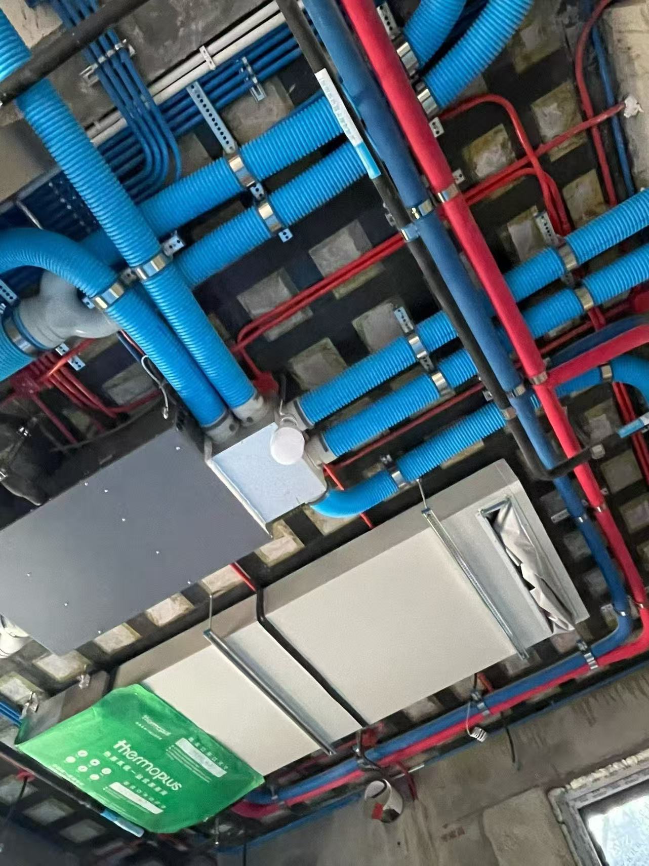 Air handling and filtration installation